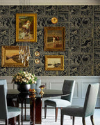 Erfoni 118"x17.7" Black and Gold Wallpaper Vintage Peel and Stick Wallpaper - Image 6