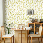 Livebor Leaf Peel and Stick Wallpaper Olive Leaf Contact Paper17.7in x 118.1in - Image 2