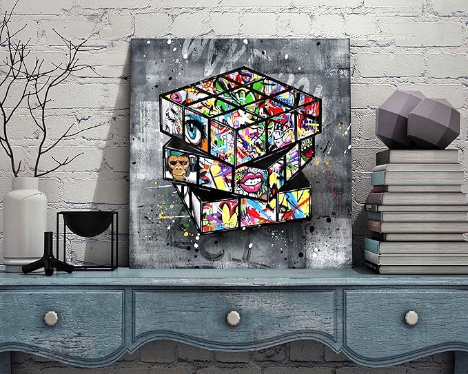 SIXTTART Banksy Canvas Wall-Art - Image 5