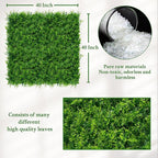 ODTORY Artificial Plants Hedge Wall Panels：20x20 Inch 4P UV-Anti Greenery - Image 2