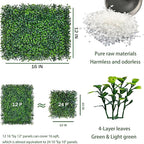 ODTORY Artificial Grass Wall Backdrop Panels, 16 X 12 in 12P UV-Anti Greenery - Image 2