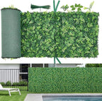 VEVOR Artificial Plant Wall, Each Panel 2 x 8 ft Artificial Boxwood Panels by VEVOR
