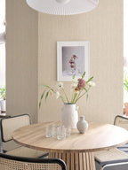Grasscloth Peel and Stick Wallpaper Beige Contact Paper 15.7inch x 393.7inch - Image 7