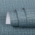 TANONE Blue Contact Paper Peel and Stick 15.8 in X 197 in, Grasscloth Wallpaper by TANONE