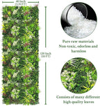 ODTORY Artificial Plant Wall Panels: 40"×120" UV-Anti Faux Grass Wall Backdrop - Image 2
