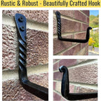 Unique Hand Crafted Pair of 2 Wall Hooks. Real Heavy Duty 50kgs Tested Wall - Image 3