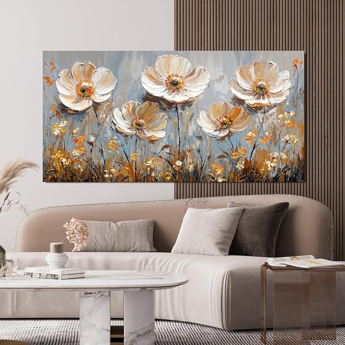 Canvas Wall Art Decor Art Work for Wall Decor Large Vintage Gold Wall Art - Image 5