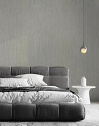 Grey Grasscloth Wallpaper Peel and Stick Textured Wallpaper - Image 5
