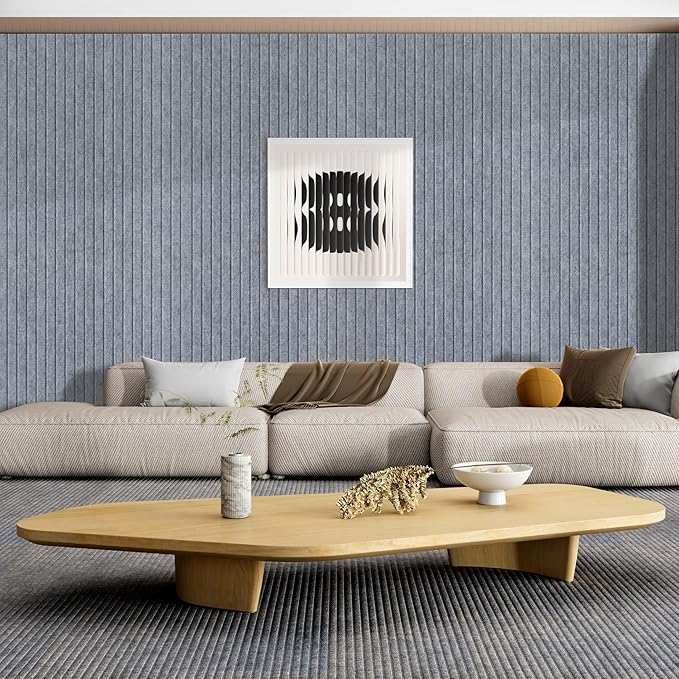 5 Pack Acoustic Panels, 47.2 x 23.6 x 0.35 Inch Sound Proof Panels - Image 7