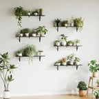 WOPITUES Floating Shelves for Wall 32″W x 8″D, Long Wall Mounted Shelves Set of - Image 8
