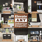 Avana Acoustic Wood Wall Panels – 93.2x11.25 Inch Panels – Fits 94x12 Layout – - Image 3