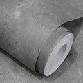 WADILE Dark Gray Concrete Wallpaper 15.7 in * 354 in, Cement Contact Paper 3D by WADILE