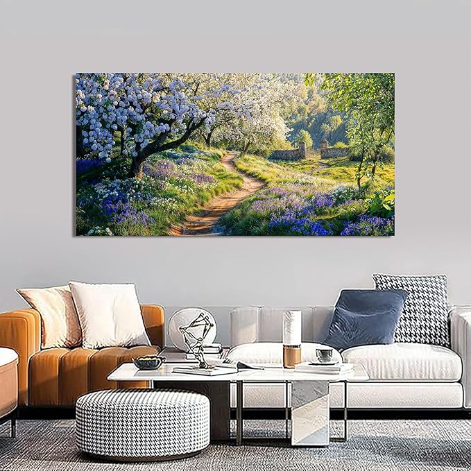 Canvas Wall Art Decor Large Modern Green Wall Art - Image 6