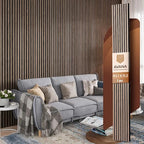 Avana Modern Acoustic Wood Wall Panels –93.2x11.25 Inch Panels – Fits 94x12 by AvanaHome