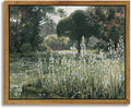 InSimSea Meadow with Flowers Painting Wall Art Prints, Classical Scenery by InSimSeaArt