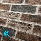 Art3d 10-Pack 52.5 Sq.Ft Faux Brick 3D Wall Panels Peel and Stick in Gray Brown - Image 9