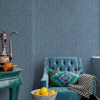 JiffDiff Woven Wallpaper Peel and Stick 17.3" 400x 0 Colorful Paint Grasscloth - Image 2