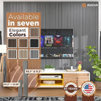 Avana Acoustic Wood Wall Panels – 93.2x11.25 Inch Panels – Fits 94x12 Layout – - Image 7