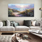 hyidecorart Large Wall Art For Living Room Canvas Wall Decor For Bedroom Blue - Image 4