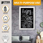 Better Office Products Magnetic Wall Chalkboard, X Large Size 20" x 30" - Image 8