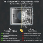 40"x30" LED Bathroom Mirror - Image 5