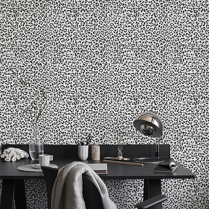 Leopard Print Peel and Stick Wallpaper, Waterproof Removable Self Adhesive - Image 2