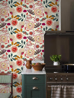 Wallpaper Peel and Stick Floral Wall Paper Removable Waterproof - Image 5