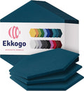 Acoustic Panels 12-Pack Soundproof Wall Panels 12"X10.4"X0.4" Sound Panels High by EkkogoAcousticPanels