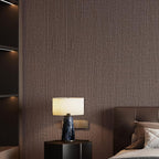 24"x393" Brown Grasscloth Peel and Stick Fabric Textured Contact Paper Linen - Image 7