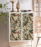 Erfoni 17.3" x118" Floral Birds Wallpaper Vintage Floral Peel and Stick - Image 6