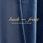 NICETOWN Navy Blue Velvet Curtains 84 inches - Image 5
