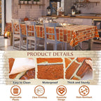 Kochorie 100 Ft x 54 Inch Retro Red Brick Wall Backdrop Tablecloth Roll - Image 3