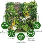 ODTORY Artificial Greenery Grass Wall Panels: 68'' x 120'' UV-Anti Faux - Image 4