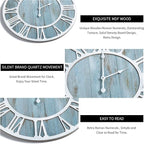 1st owned Wall Clocks for Living Room Decor, Round Silent Non Ticking, Modern - Image 4