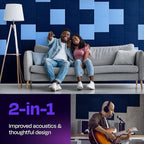 Acoustic Panels 12-Pack Soundproof Wall Panels 12"X12"X0.4" Sound Panels High - Image 2
