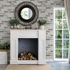 Guvana 17.3"×118" Brick Peel and Stick Wallpaper Brick Wallpaper Grey Brown 3D - Image 3