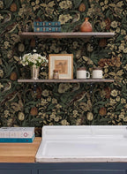 Erfoni 17.3" x197" Retro Floral and Bird Contact Paper Vintage Peel and Stick - Image 7