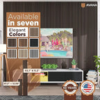 Avana Acoustic Wood Wall Panels –93.2x11.25 Inch Panels – Fits 94x12 Layout – - Image 6