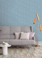 NuWallpaper NU2918 Navy Poplin Texture Peel & Stick Wallpaper - Image 3