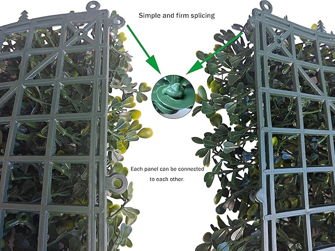 ODTORY Artificial Grass Wall Panel Backdrop, 10 X 10 in 8P UV-Anti Greenery - Image 4
