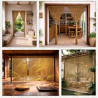 Vietbud Décor Natural Bamboo Beaded Curtains - Image 6
