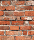 Faux Brick Peel and Stick Wallpaper 17.7" x 78.7" Contact Paper by TilTil