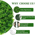 ODTORY Artificial Plants Hedge Wall Panels：54x120 Inch UV-Anti Greenery Boxwood - Image 4