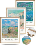 HesenDot Claude Monet Framed Wall Art, 12x16in High Framed Canvas Prints by HesenDot