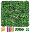 Artificial Boxwood Panel 8 Pieces 20"x20", Faux Ivy Privacy Fence Screen by Sturdon
