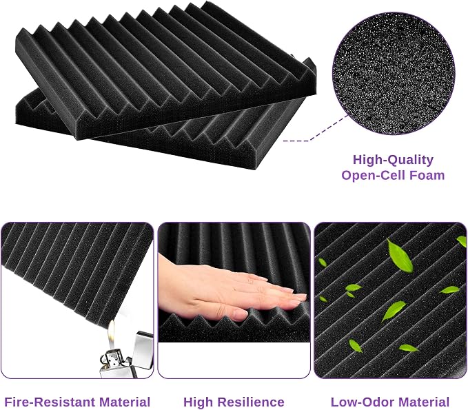 52 Pack Acoustic Foam Panels - Image 4