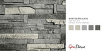 GenStone Faux Stacked Stone Panel 41" x 11.25" in Northern Slate Color - Image 2