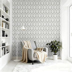 Peel and Stick Wallpaper Grey and White Contact Paper - Image 3