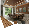 From Plain to Beautiful in Hours WPC Exterior Wall Slat Panels Waterproof by DecorativeCeilingTiles