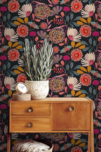 Floral Wallpaper Peel and Stick Boho Wall Paper Removable Waterproof - Image 4